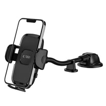 Car windshield holder cockpit for phone with long arm - black - Carlat