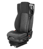 Gray vehicle seat with black backrest on a white background, branded as UnitedSeats.