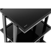 Cart Beauty assistant 3 glass shelves 55 x 41 x 80 cm - black - Carlat