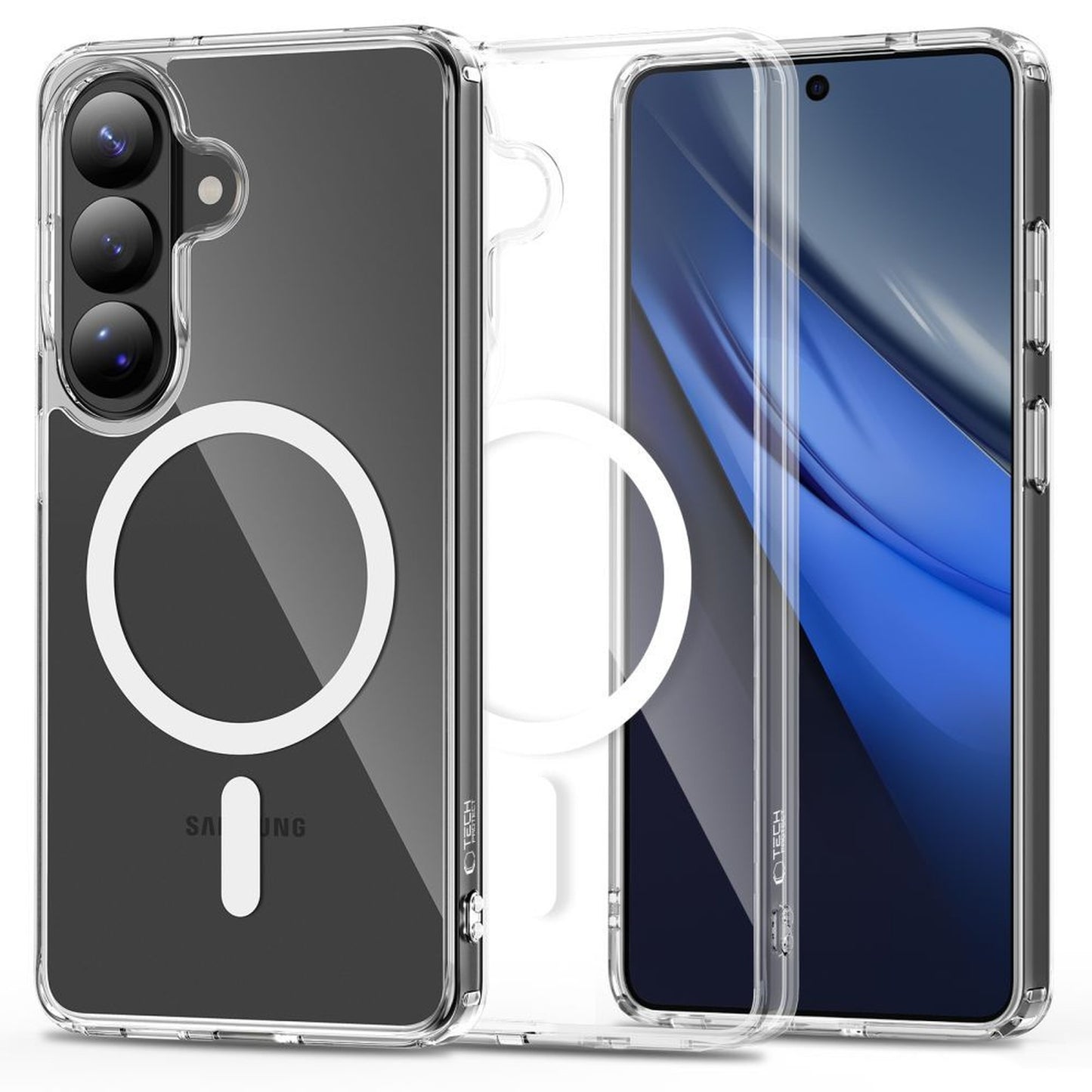 Case Cover for Samsung Galaxy A36 / A56 / A37 5G FlexAir Hybrid MagSafe - Transparent - Carlat
