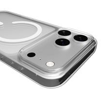 Case Cover for iPhone 17 Pro MagSafe Lite Mag TPU PC - Transparent White Ring - Carlat