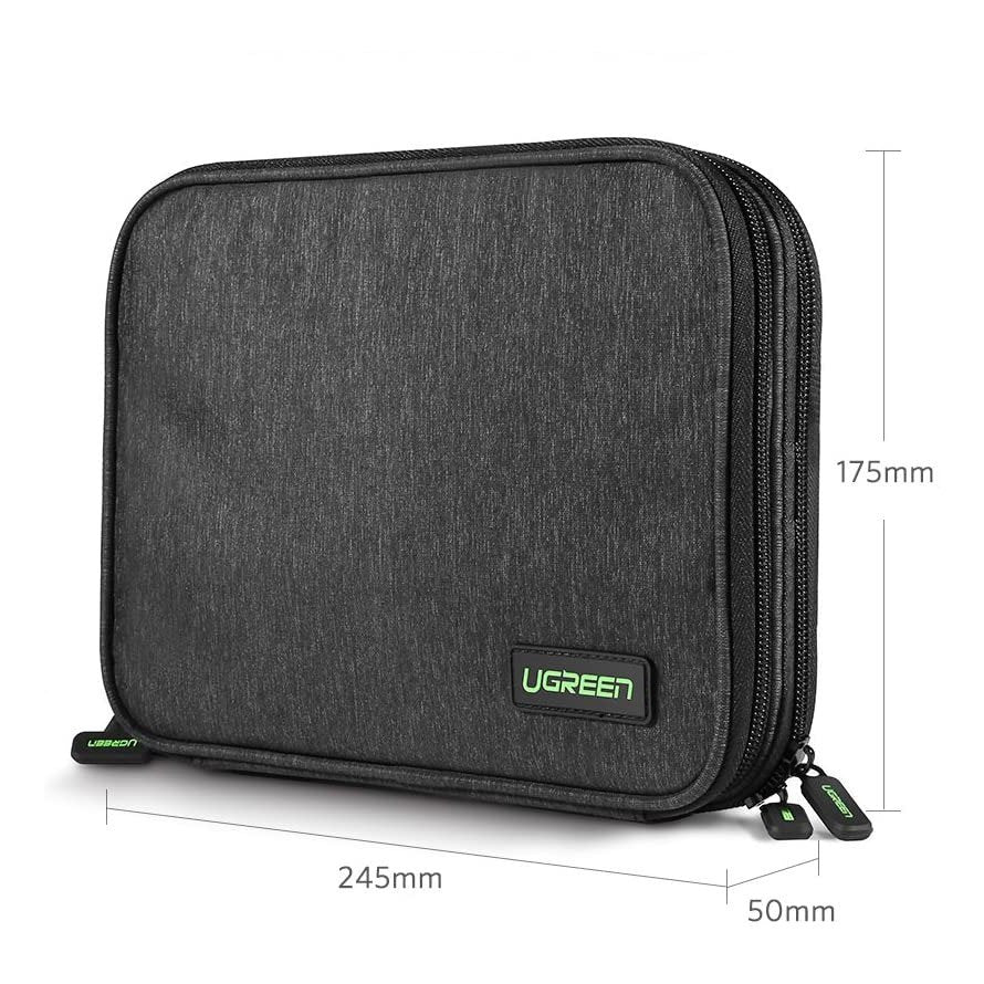Case box for HDD SSD hard drive phone cables accessories gray - Carlat