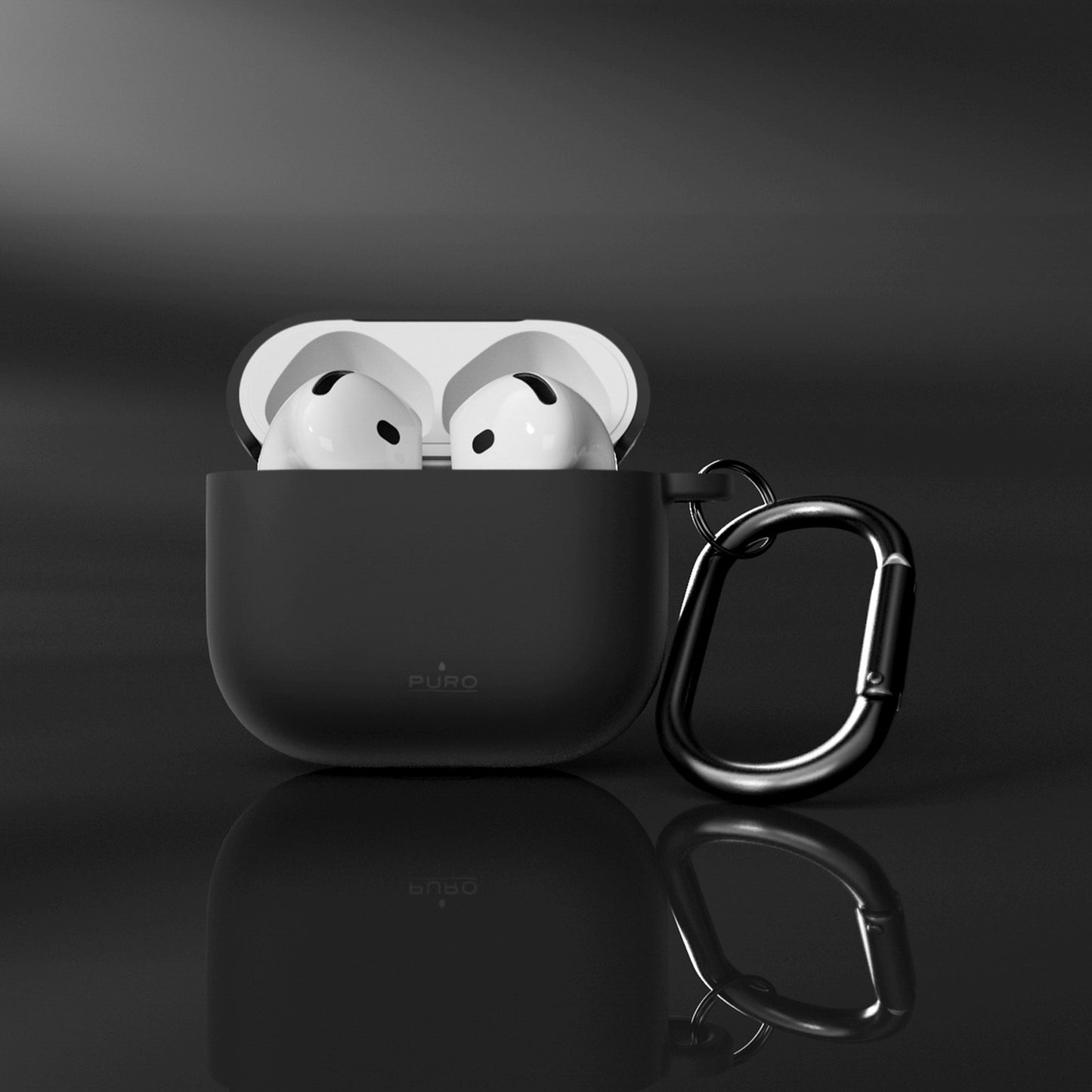 Case cover for AirPods 4 Icon headphones - black - Carlat