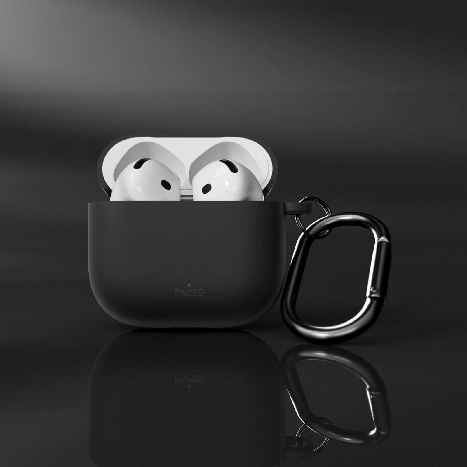 Case cover for AirPods 4 Icon headphones - black - Carlat