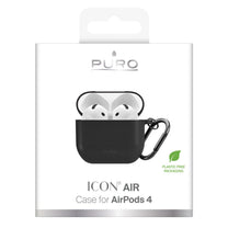 Case cover for AirPods 4 Icon headphones - black - Carlat