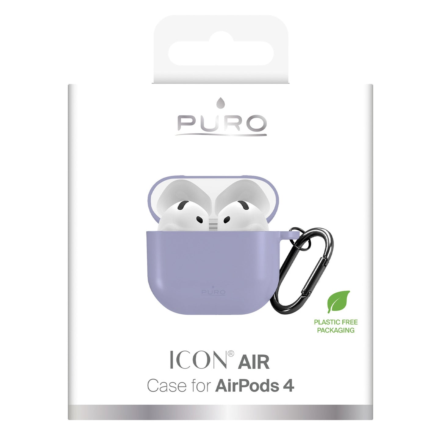 Case cover for AirPods 4 Icon headphones - purple - Carlat
