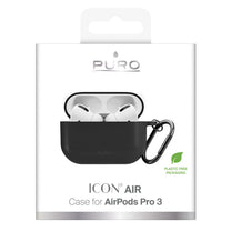 Case cover for AirPods Pro 3 Icon headphones - black - Carlat