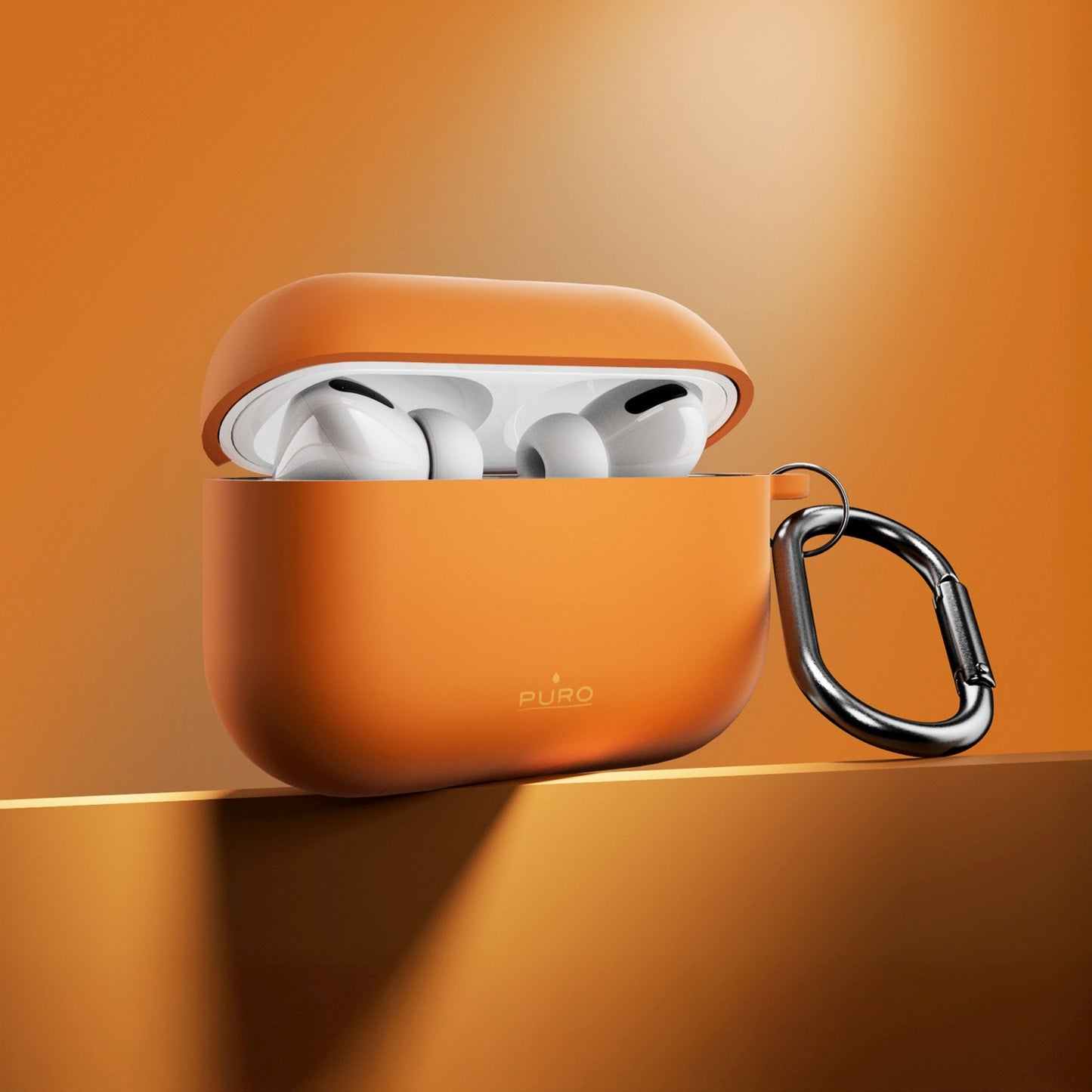 Case cover for AirPods Pro 3 Icon headphones - orange - Carlat