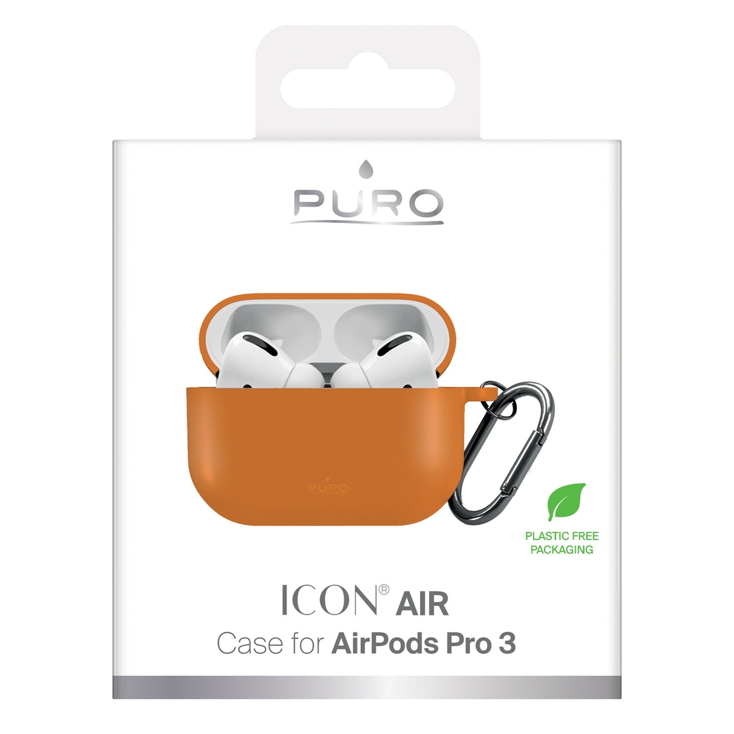 Case cover for AirPods Pro 3 Icon headphones - orange - Carlat