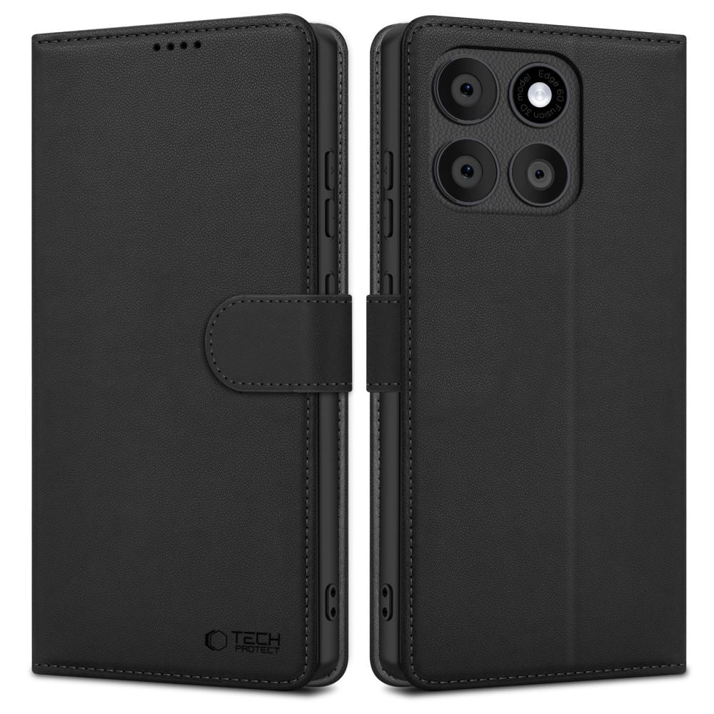 Case cover for Motorola Edge 60 Fusion Wallet - black - Carlat