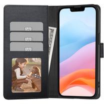Case cover for Motorola Edge 60 Fusion Wallet - black - Carlat