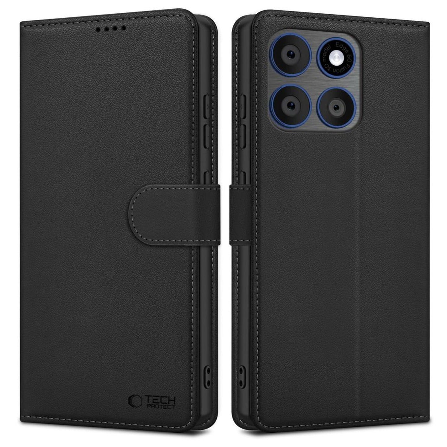 Case cover for Motorola Edge 70 5G Wallet - black - Carlat
