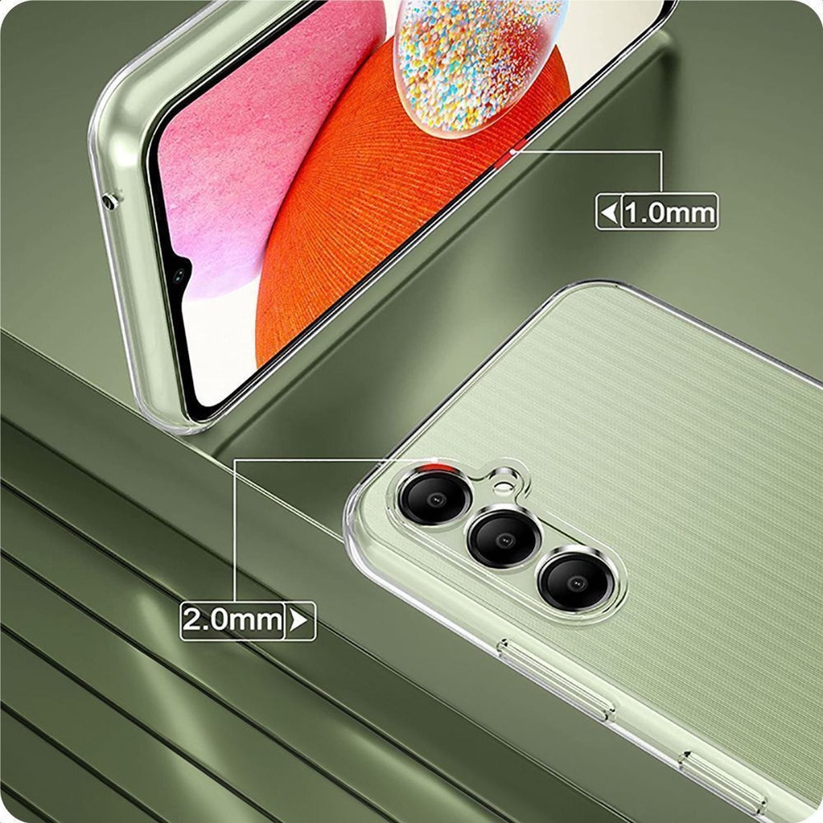 Case cover for Samsung Galaxy A17 4G / 5G FlexAir - transparent - Carlat