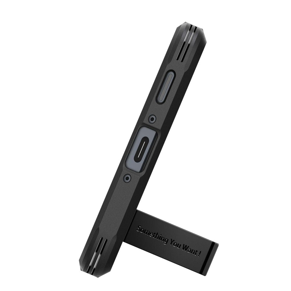 Case cover for Samsung Galaxy A36 5G with Tough Armor stand - black - Carlat