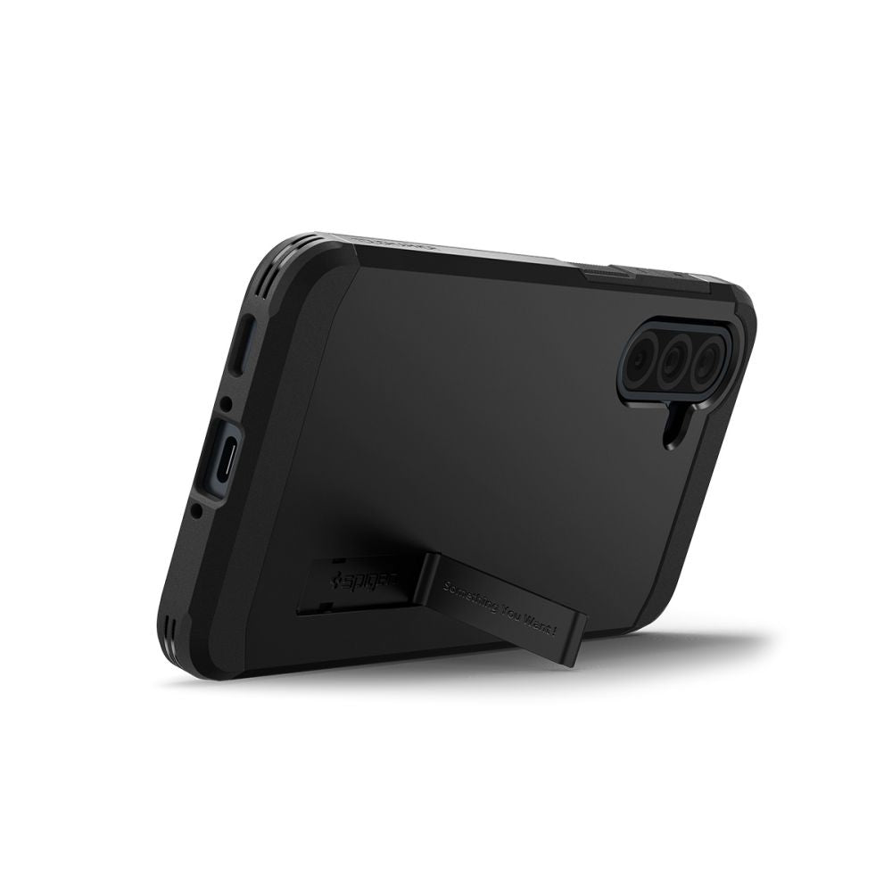 Case cover for Samsung Galaxy A36 5G with Tough Armor stand - black - Carlat