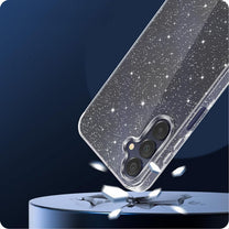 Case cover for Samsung Galaxy A56 5G FlexAir - transparent glitter - Carlat