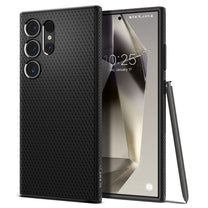 Case cover for Samsung Galaxy S24 Ultra Liquid Air - matte black - Carlat