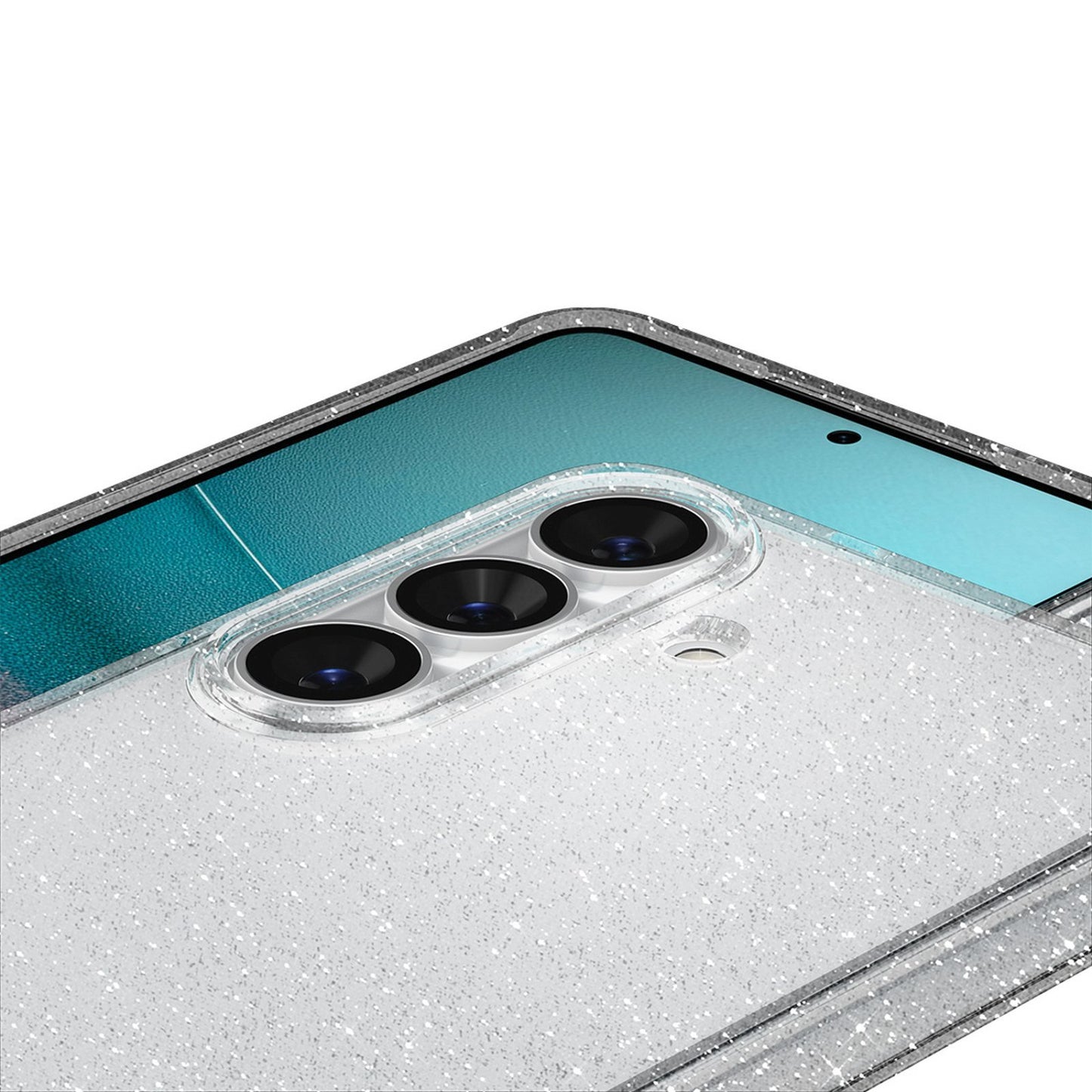 Case cover for Samsung Galaxy S26+ Liquid Crystal Glitter - glitter and transparent - Carlat