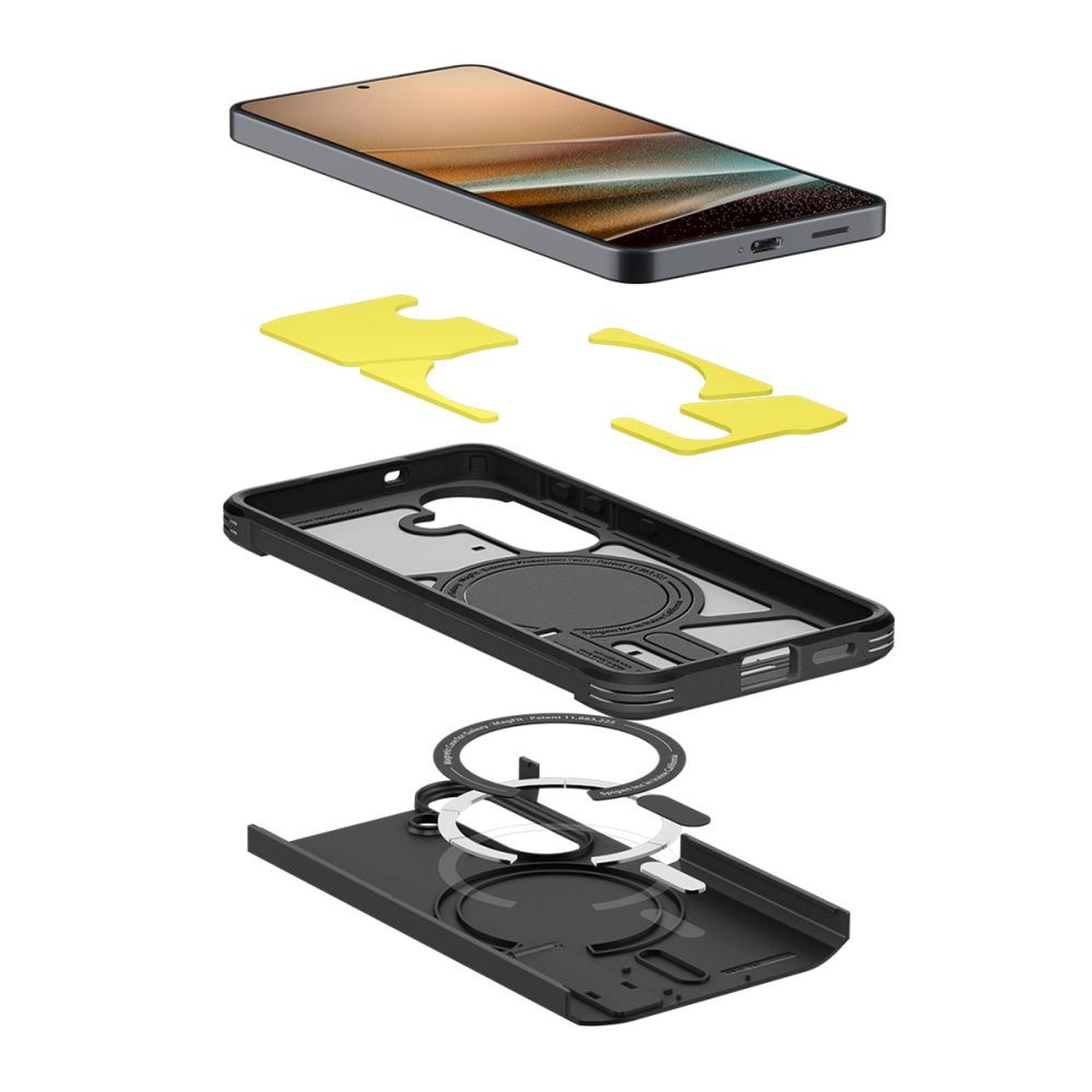 Case cover for Samsung Galaxy S26 Tough Armor Mag MagSafe - black - Carlat