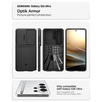 Case cover for Samsung Galaxy S26 Ultra Optik Armor - black - Carlat