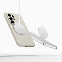 Case cover for Samsung Galaxy S26 Ultra Silicone MagSafe - beige - Carlat