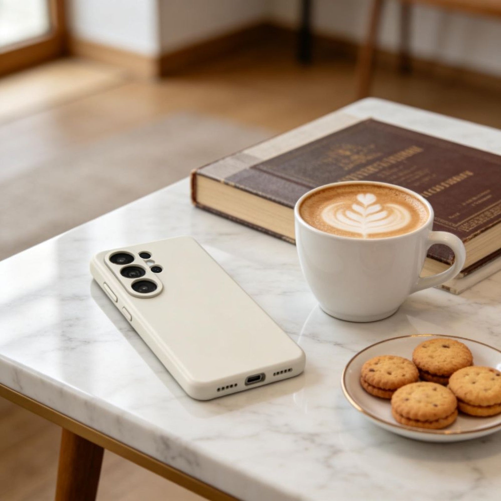 Case cover for Samsung Galaxy S26 Ultra Silicone MagSafe - beige - Carlat