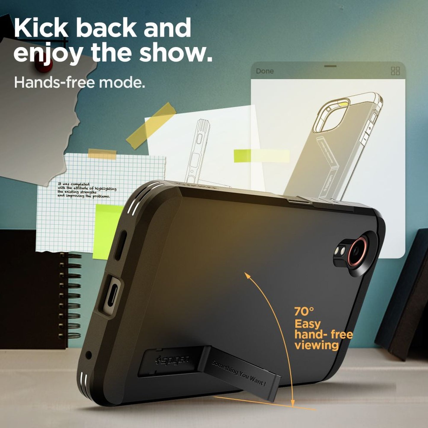 Case cover for Samsung Galaxy XCover 7 Tough Armor - black - Carlat