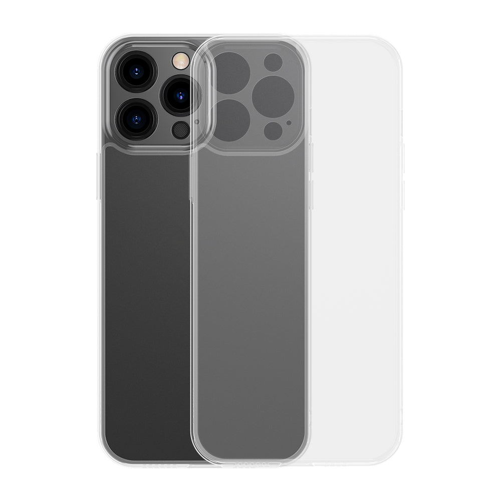 Case cover for iPhone 13 Pro Max rigid housing with gel frame transparent - Carlat