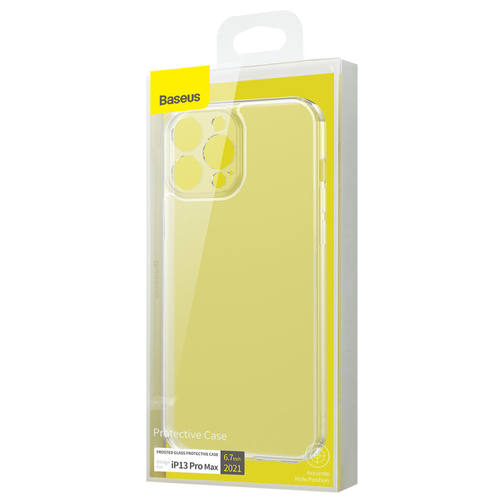 Case cover for iPhone 13 Pro Max rigid housing with gel frame transparent - Carlat