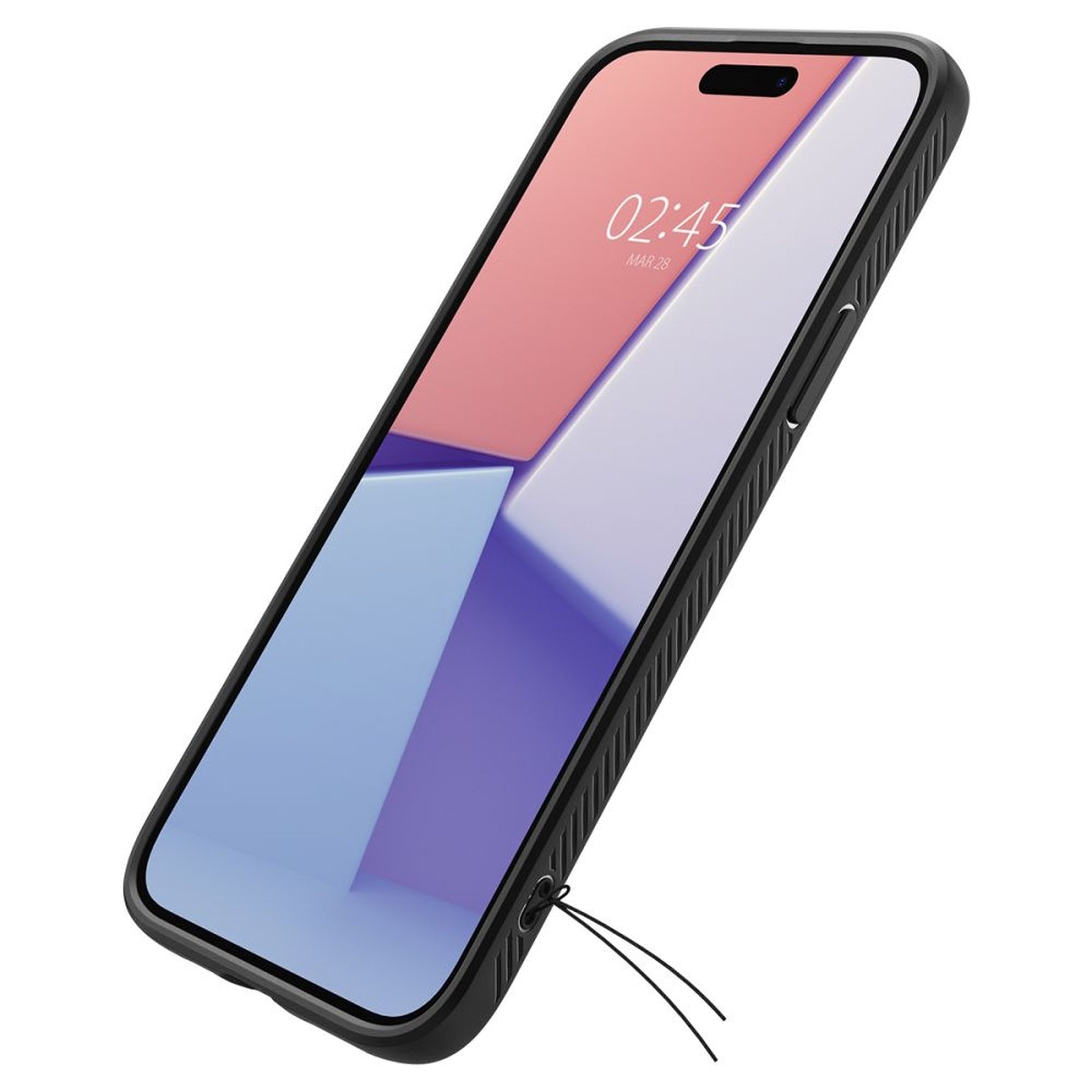 Case cover for iPhone 15 Liquid Air - matte black - Carlat