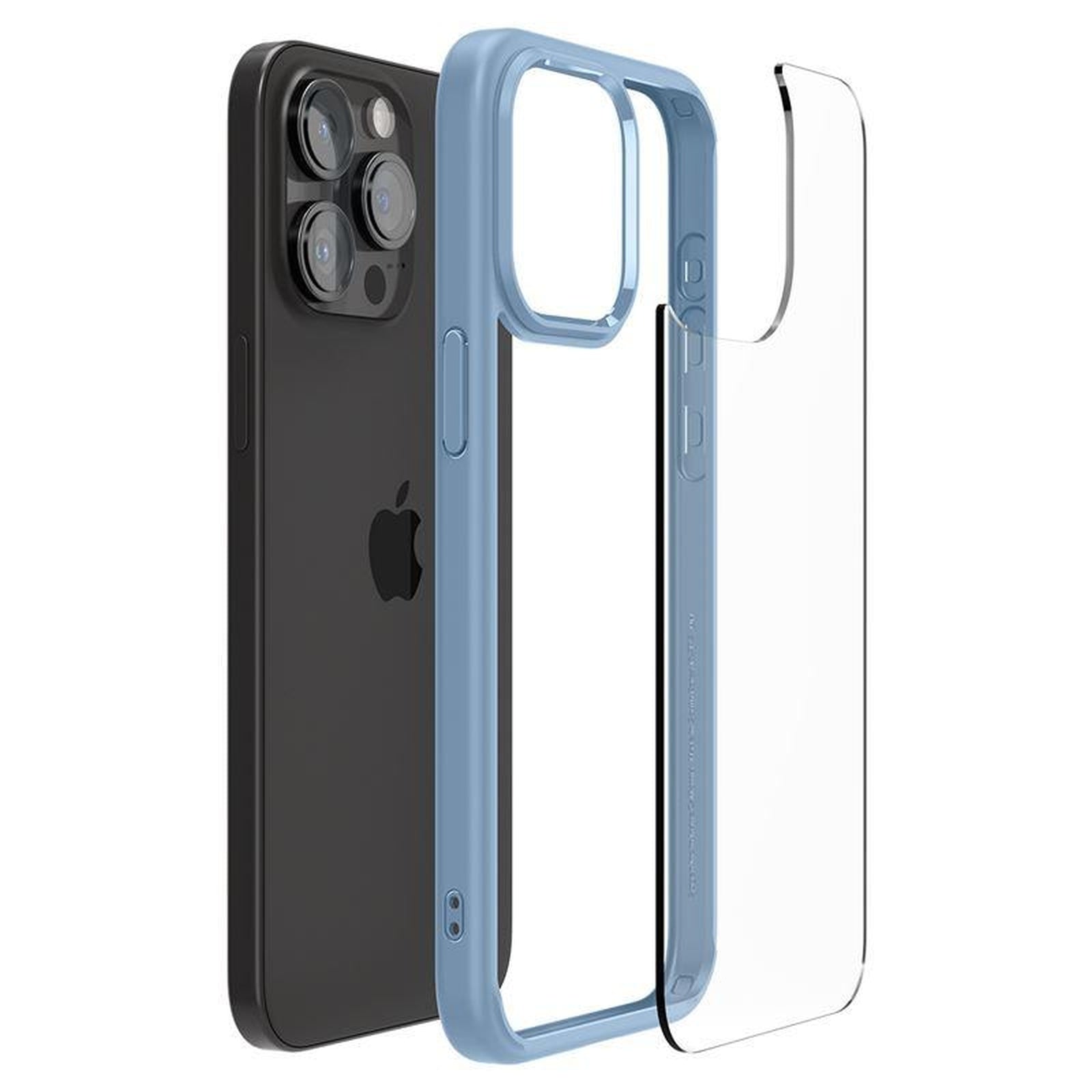 Case cover for iPhone 15 Pro Max Ultra Hybrid - light blue - Carlat