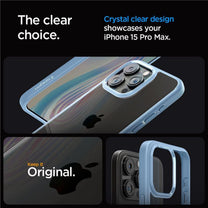 Case cover for iPhone 15 Pro Max Ultra Hybrid - light blue - Carlat