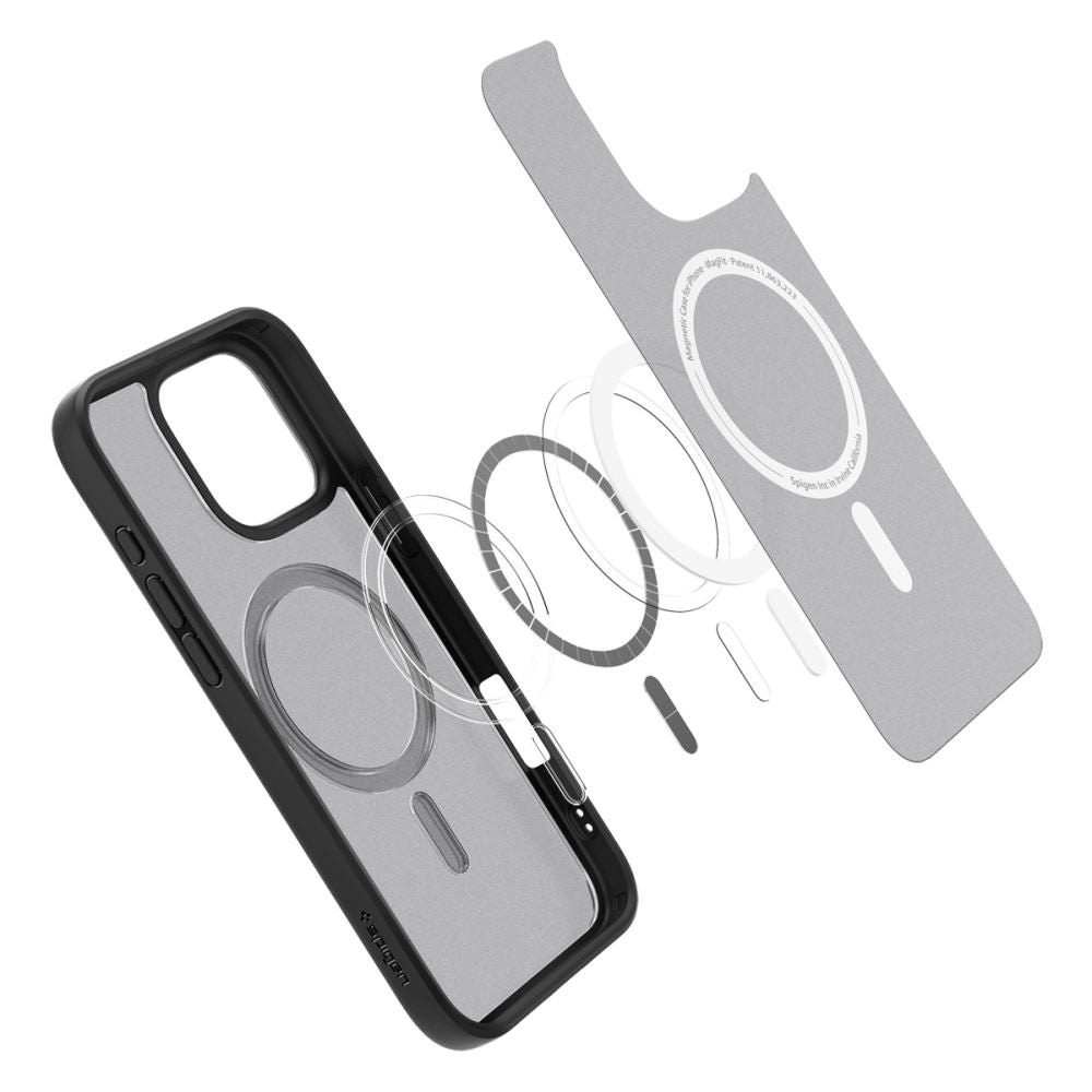 Case cover for iPhone 16 Pro Max Ultra Hybrid Mag with MagSafe - black - Carlat