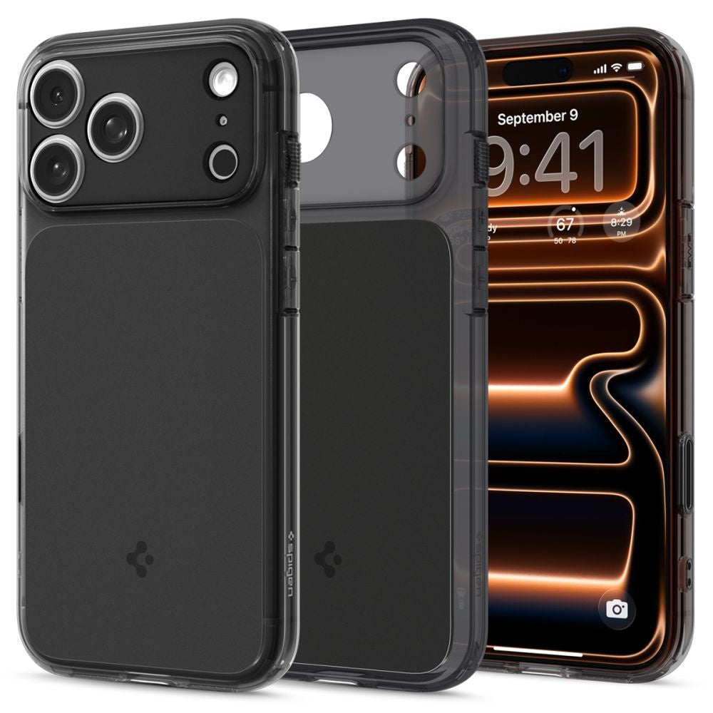 Case cover for iPhone 17 Pro MagSafe Ultra Hybrid T - matte black - Carlat