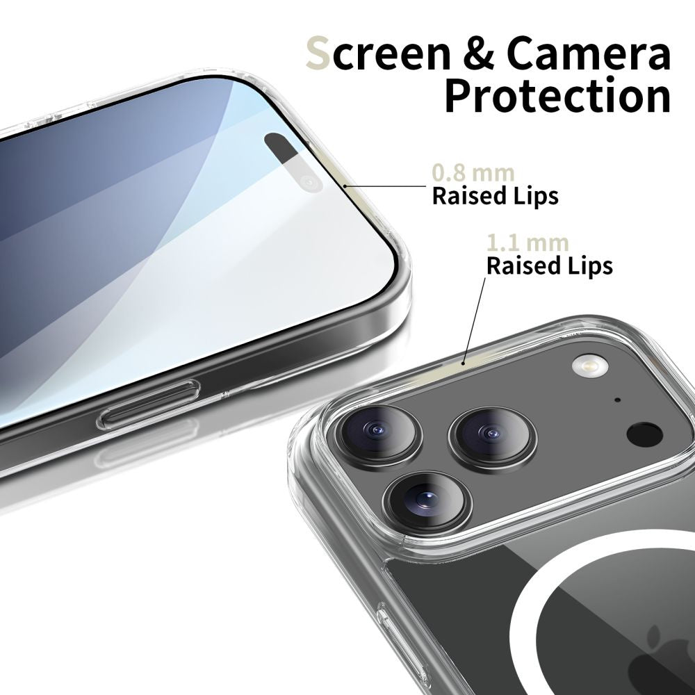 Case cover for iPhone 17 Pro Max MagSafe FlexAir Hybrid - transparent - Carlat