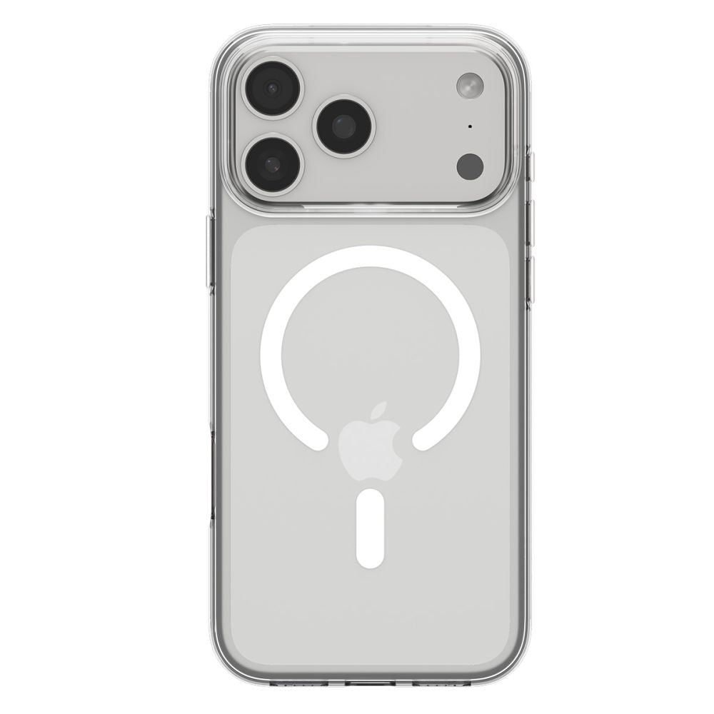 Case cover for iPhone 17 Pro Max MagSafe Liquid Crystal - transparent and white - Carlat