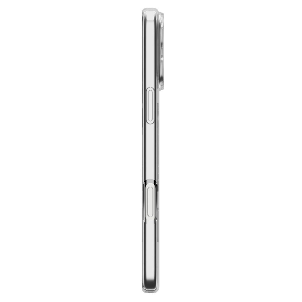 Case cover for iPhone 17 Pro Max MagSafe Liquid Crystal - transparent and white - Carlat
