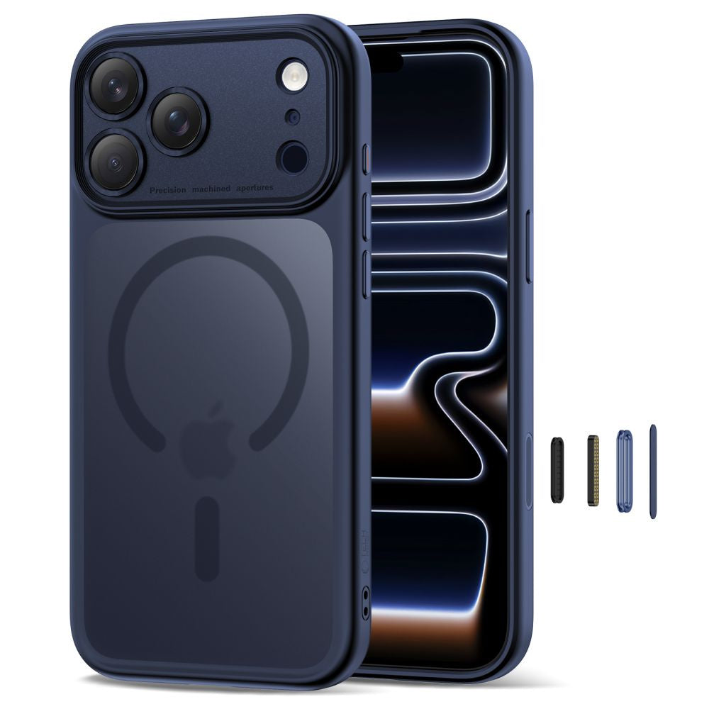 Case cover for iPhone 17 Pro Max Magpeak Magsafe CC - navy blue matte - Carlat