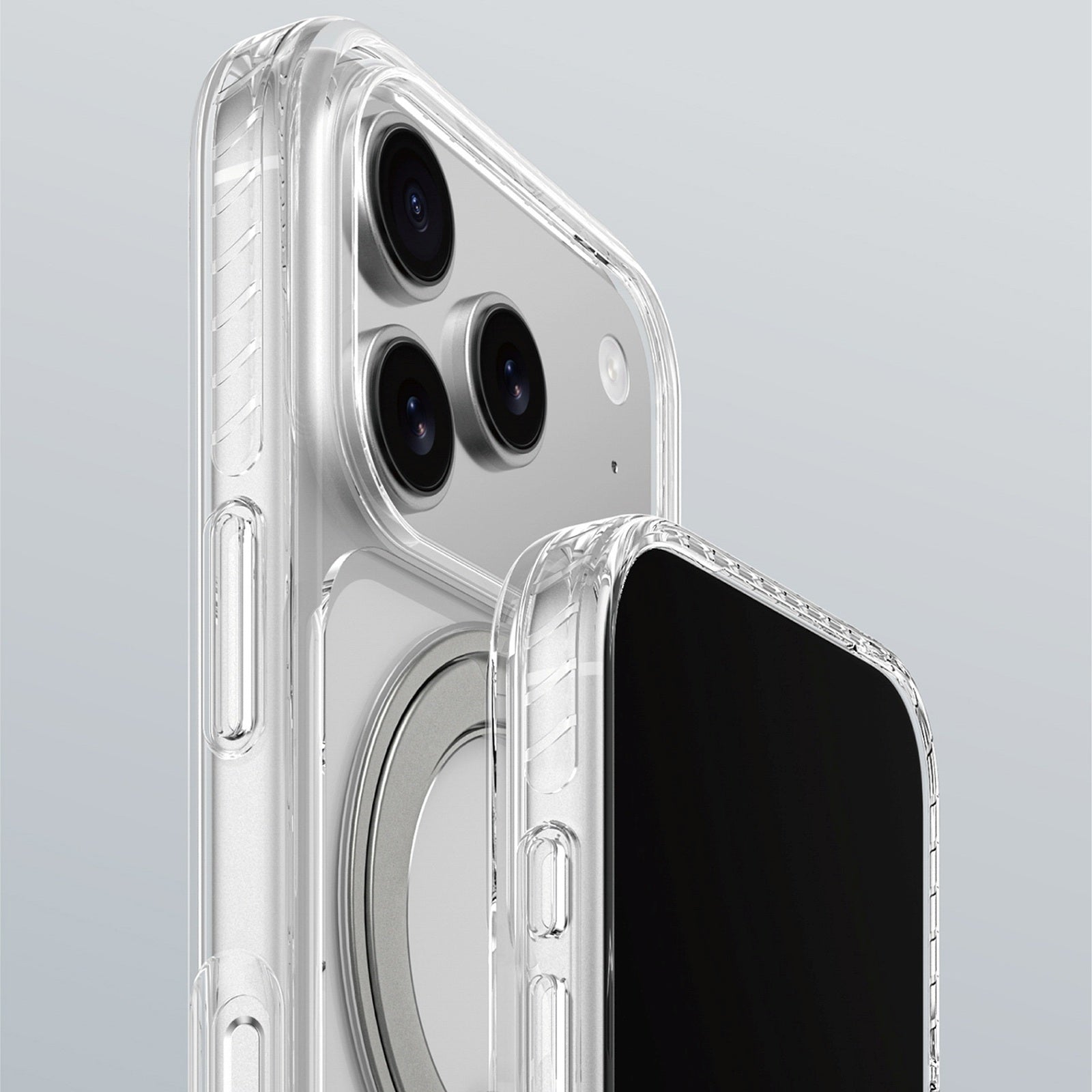 Case cover for iPhone 17 Pro Max Titan Pro MagSpin MagSafe - gray - Carlat