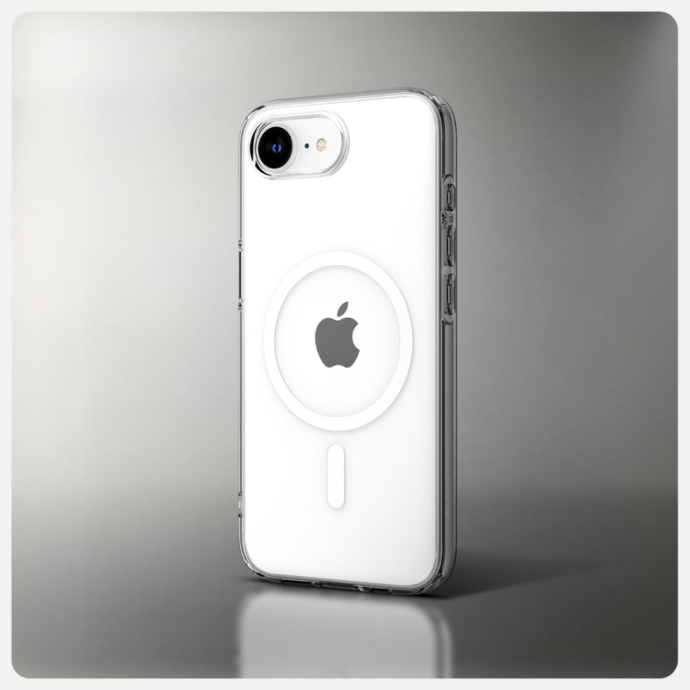 Case for iPhone 16e with MagSafe Liquid Crystal Mag - transparent - Carlat