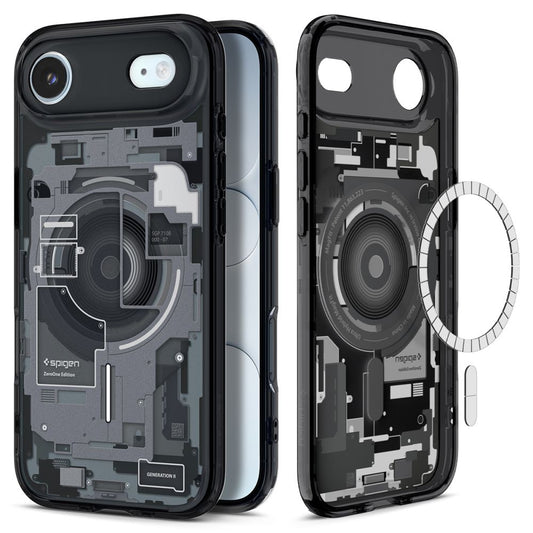 Case for iPhone 17 Air MagSafe Ultra Hybrid Zero One - black - Carlat
