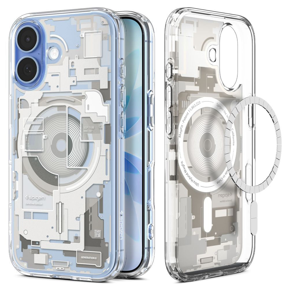 Case for iPhone 17 MagSafe Ultra Hybrid Zero One - titanium - Carlat