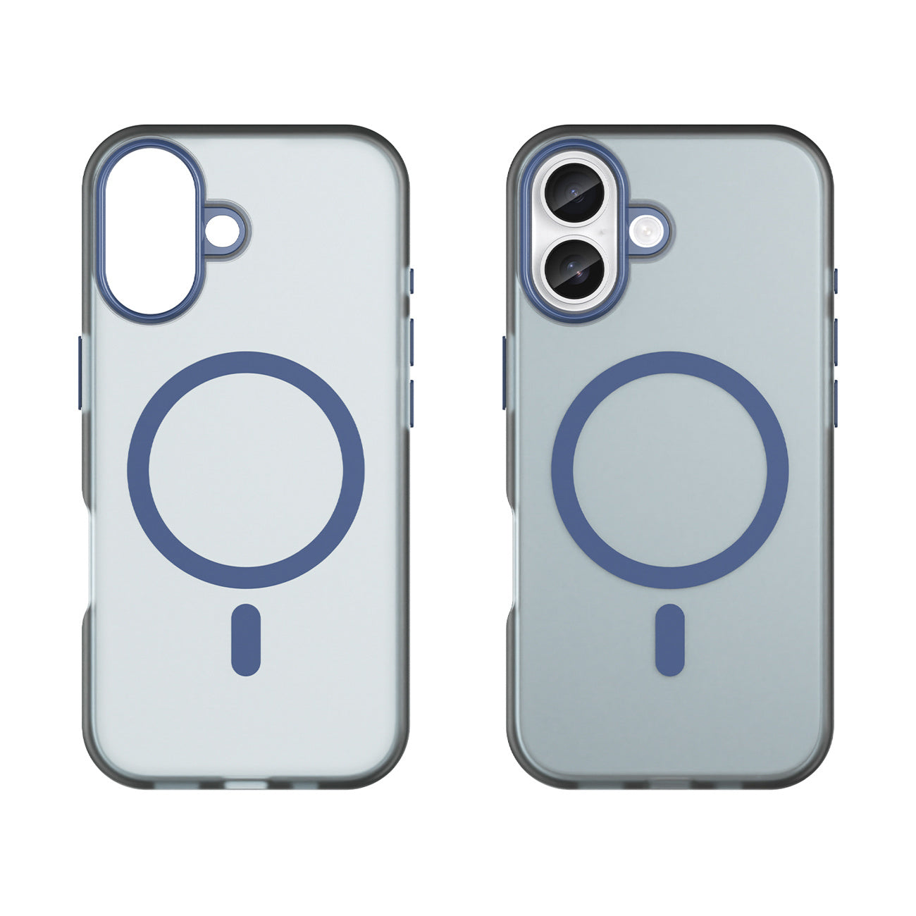 Case for iPhone 17 Magnetic Abrasive MagSafe - matte blue - Carlat