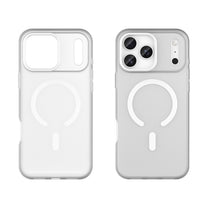 Case for iPhone 17 Pro Magnetic Abrasive MagSafe - matte white - Carlat