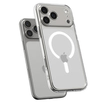 Case for iPhone 17 Pro Max MagSafe Ultra Hybrid - transparent and white - Carlat