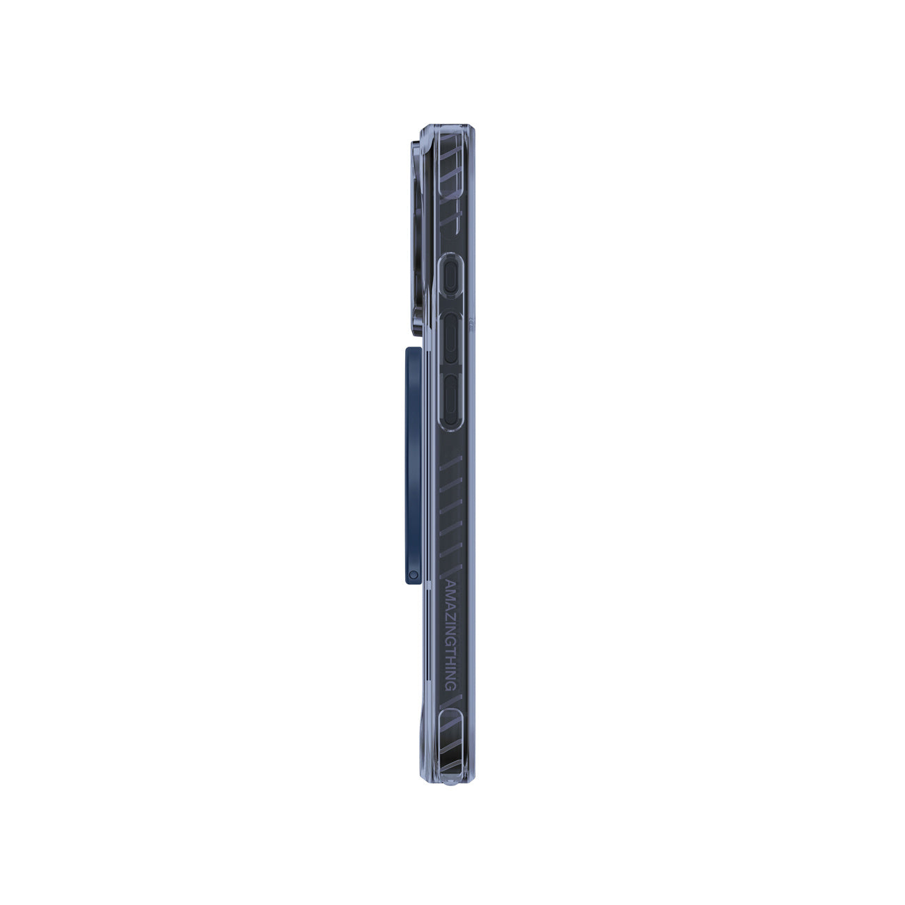 Case for iPhone 17 Pro Titan Pro Grip Ring Set MagSafe - blue - Carlat
