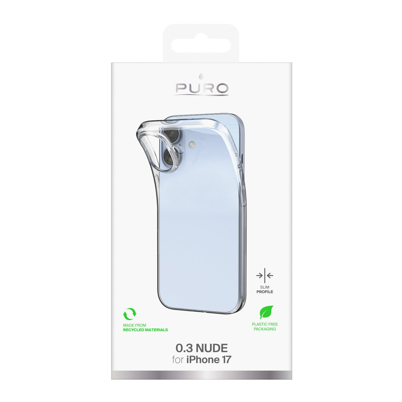 Case for iPhone 17 TPU 0.3 Nude Ultra-Slim - transparent - Carlat