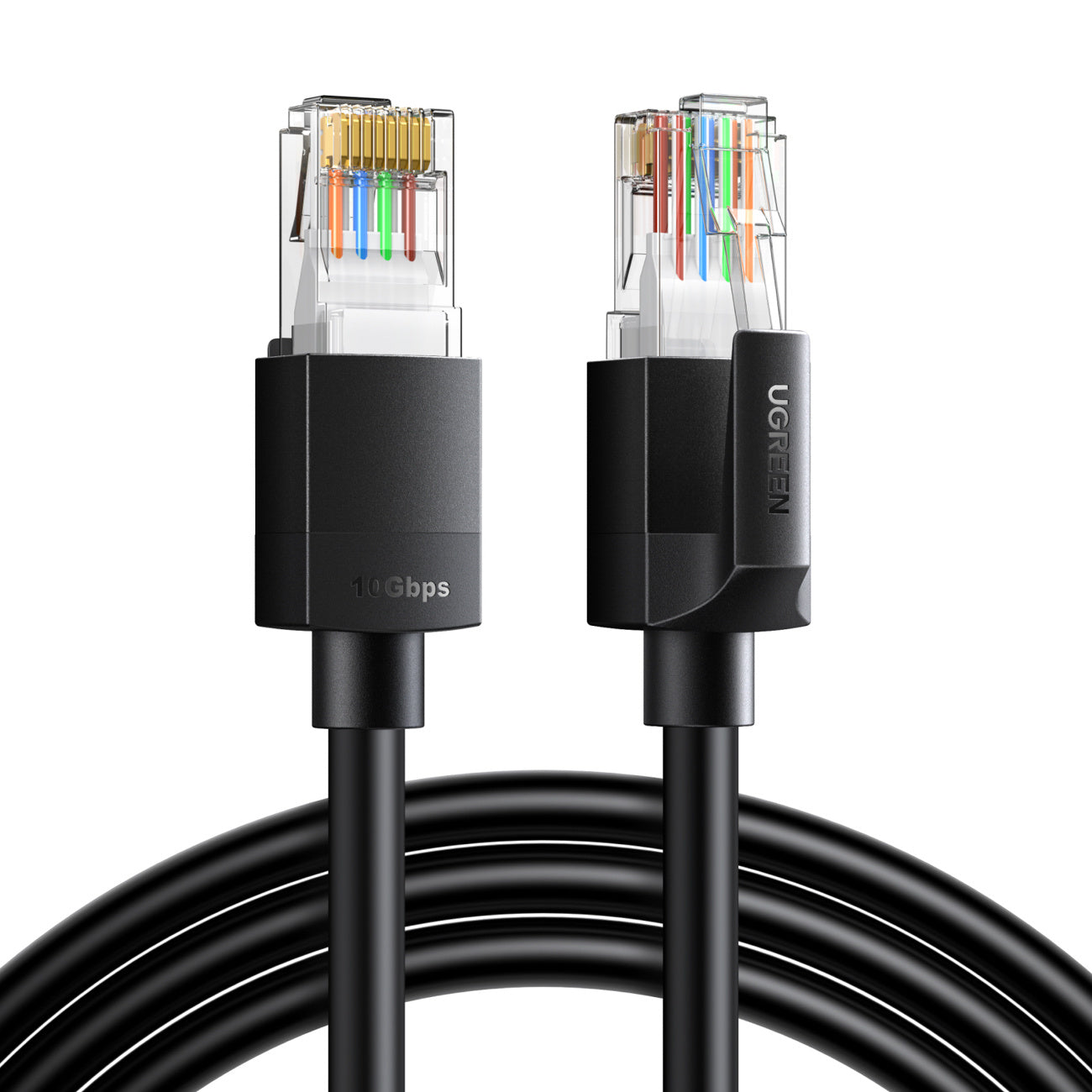Cat 6A UTP RJ45 Ethernet network cable 2m - black - Carlat