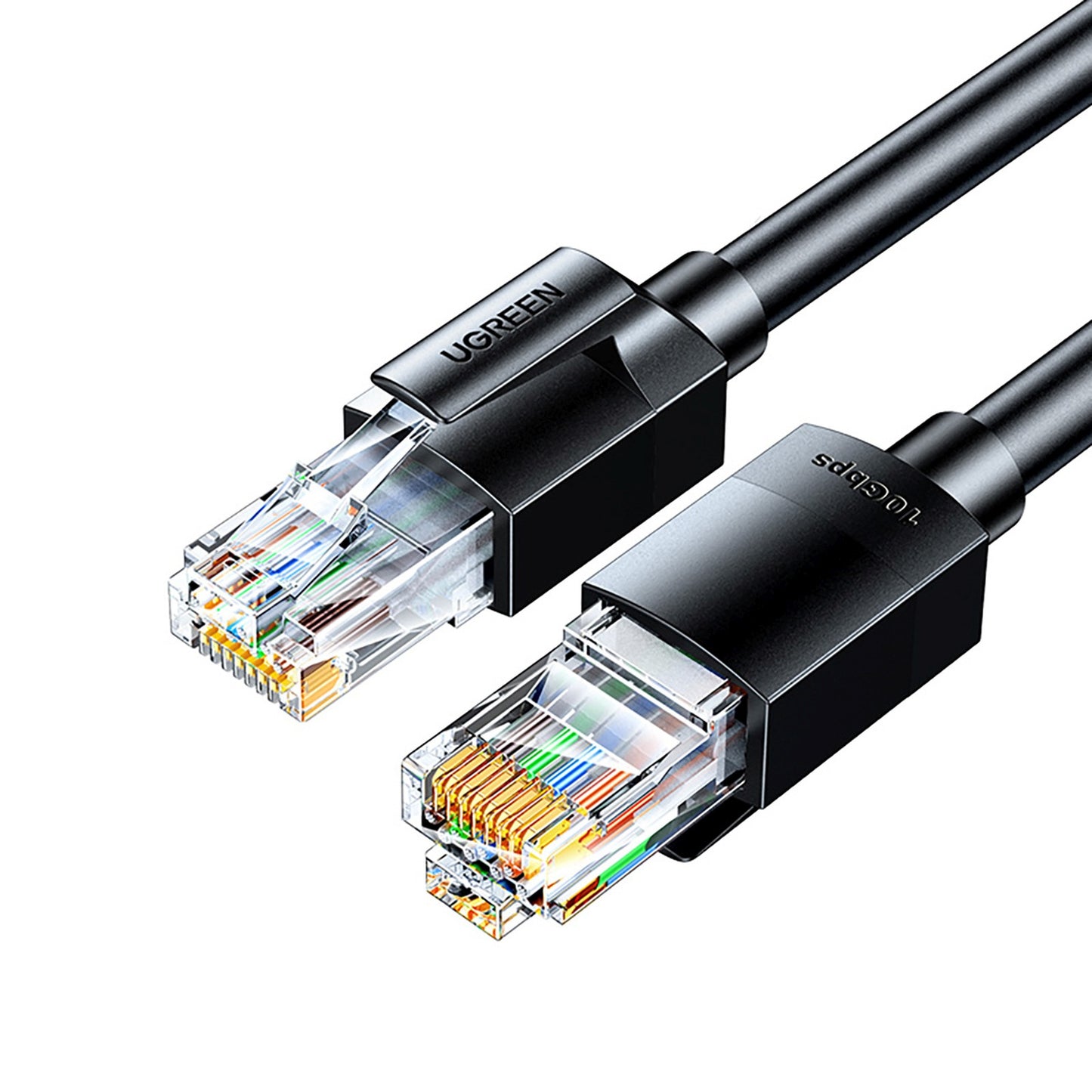 Cat 6A UTP RJ45 Ethernet network cable 2m - black - Carlat