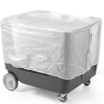 Catering trolley with cover for transporting plates up to 300mm - Carlat